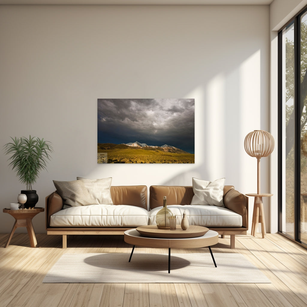 Western Fine Art Photography by David Stoecklein featuring Idaho snow-capped peaks.