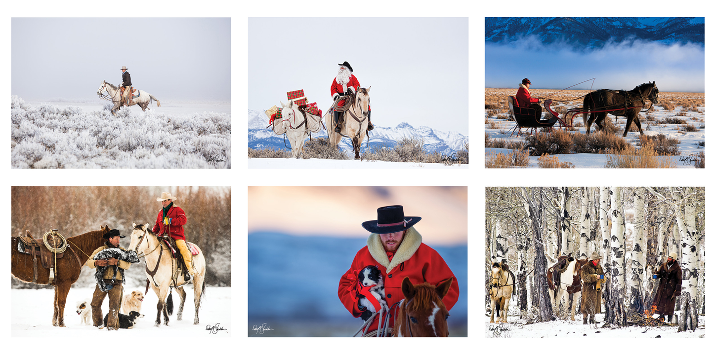 Western Holiday Set - Note Cards