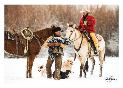 Western Holiday Set - Note Cards